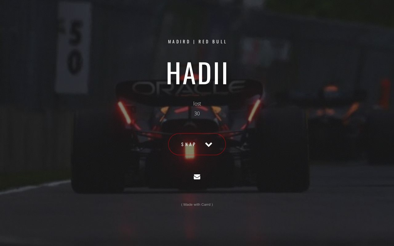Carrd profile picture for @hadiii